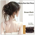 Synthetic Curly Hair Bun Women's Wig for Quick Chignon Daily Party & Wedding Hair Easy Styling Hair Accessory