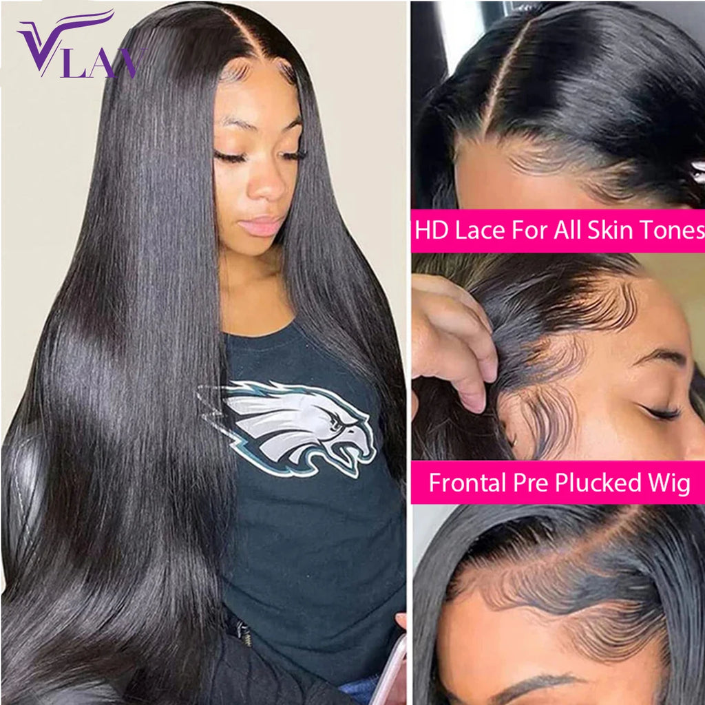 30 Inch Lace Front Wigs Human Hair Glueless Wigs Human Hair Silky Straight Human HairLace Frontal Wigs 13×6 HD Lace Frontal Wigs