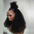 Deep Curly Bob Wigs 13X4 Transparent Lace Frontal Wigs Human Hair 200% Density 100% Human Hair Deep Wave Bob Wig For Black Women