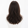 100% Human Hair Silk Base Wig Natural Color Dark Brown Glueless Lace Front Real Scalp Pre Plucked Brazilian Virgin Wig for Women