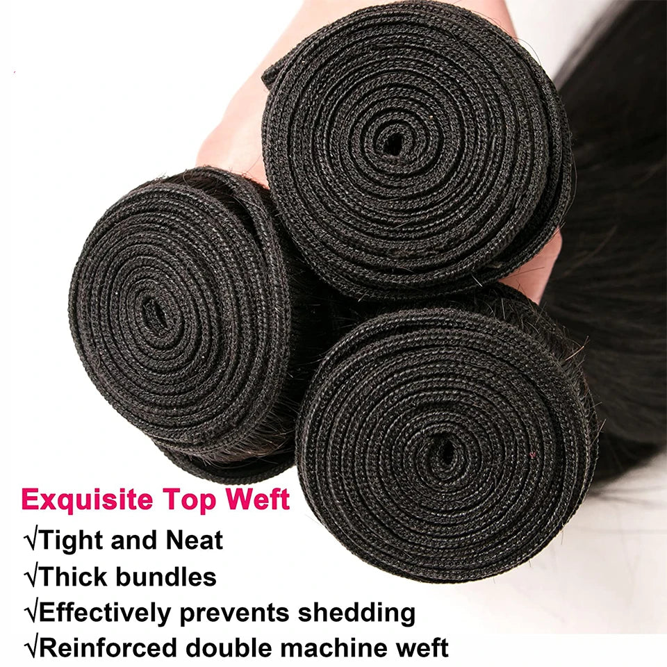 Afro Kinky Human Hair Weave Bundles – Peruvian Remy Double Weft