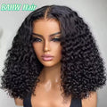Peruvian Hair Kinky Curly 13X4 Lace Front Short Bob Wig 100% Human Hair Wig For Women 4x4 Lace Closure bob Virgin hair Curl Wig
