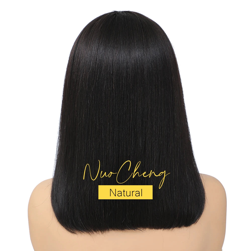 Bob Wig Human Hair 13X4 HD Lace Frontal Short Straight Lace Front Bob Wigs for Black Women Human Hair Wine Red 99J Burgundy