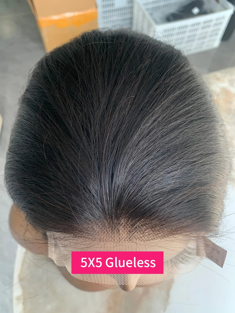 26 inch 13x4 13x6 Lace Front Wig Human Hair Vietnamese Silky Bone Straight Bob Wig Lace Closure Human Hair Frontal Wig for Woman