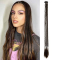 Braid Hair Extension 22inch Long Hair Extensions Clip in Braids Hair Extensions for Women Soft Synthetic Hairpieces Boxing Braid