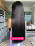 26 inch 13x4 13x6 Lace Front Wig Human Hair Vietnamese Silky Bone Straight Bob Wig Lace Closure Human Hair Frontal Wig for Woman