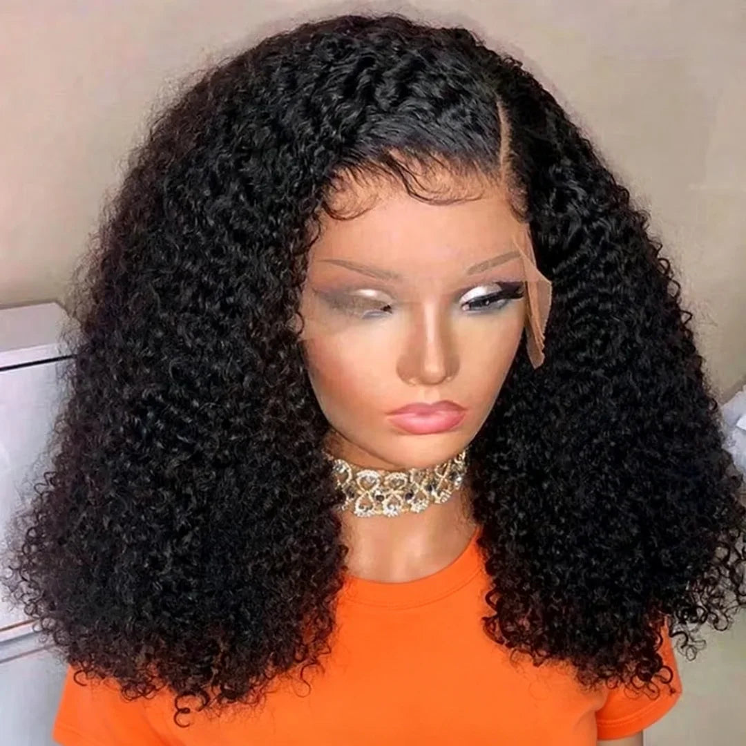 13x4 Pre Cut Lace Deep Wave Bob Lace Wigs For Women Water Curly 7x5 Glueless Wigs 8 Inch Ready To Go Human Hair Wigs Wear And Go