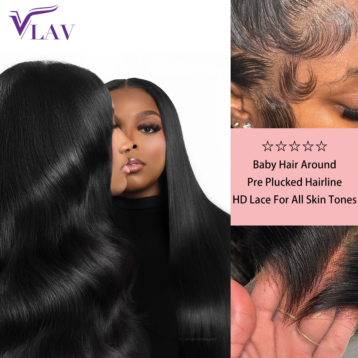 30 Inch Lace Front Wigs Human Hair Glueless Wigs Human Hair Silky Straight Human HairLace Frontal Wigs 13×6 HD Lace Frontal Wigs
