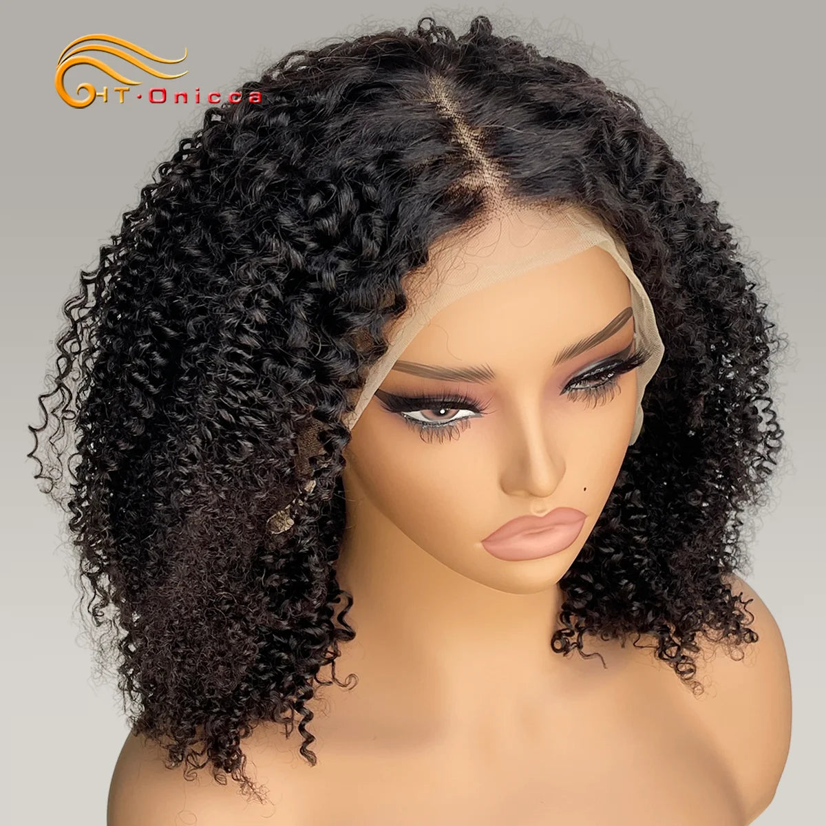 250 Density Curly 13x4 Transparent Lace Front Wigs 100% Human Hair For Black Women Brazilian P430 Colored Human Hair Wigs