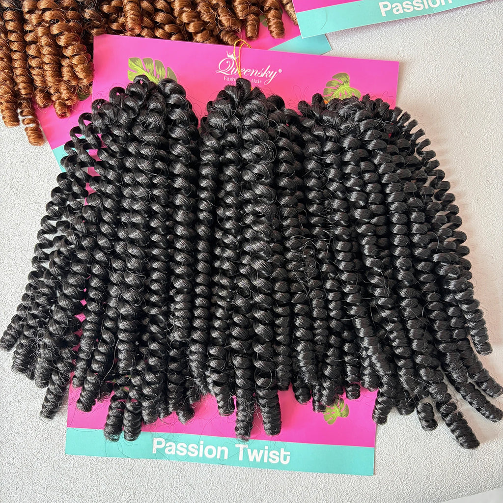 High Quality Human-Like Passion Twist Braiding Hair 30Inch Synthetic Hair Extensions Realistic Shine  for Women Beauty