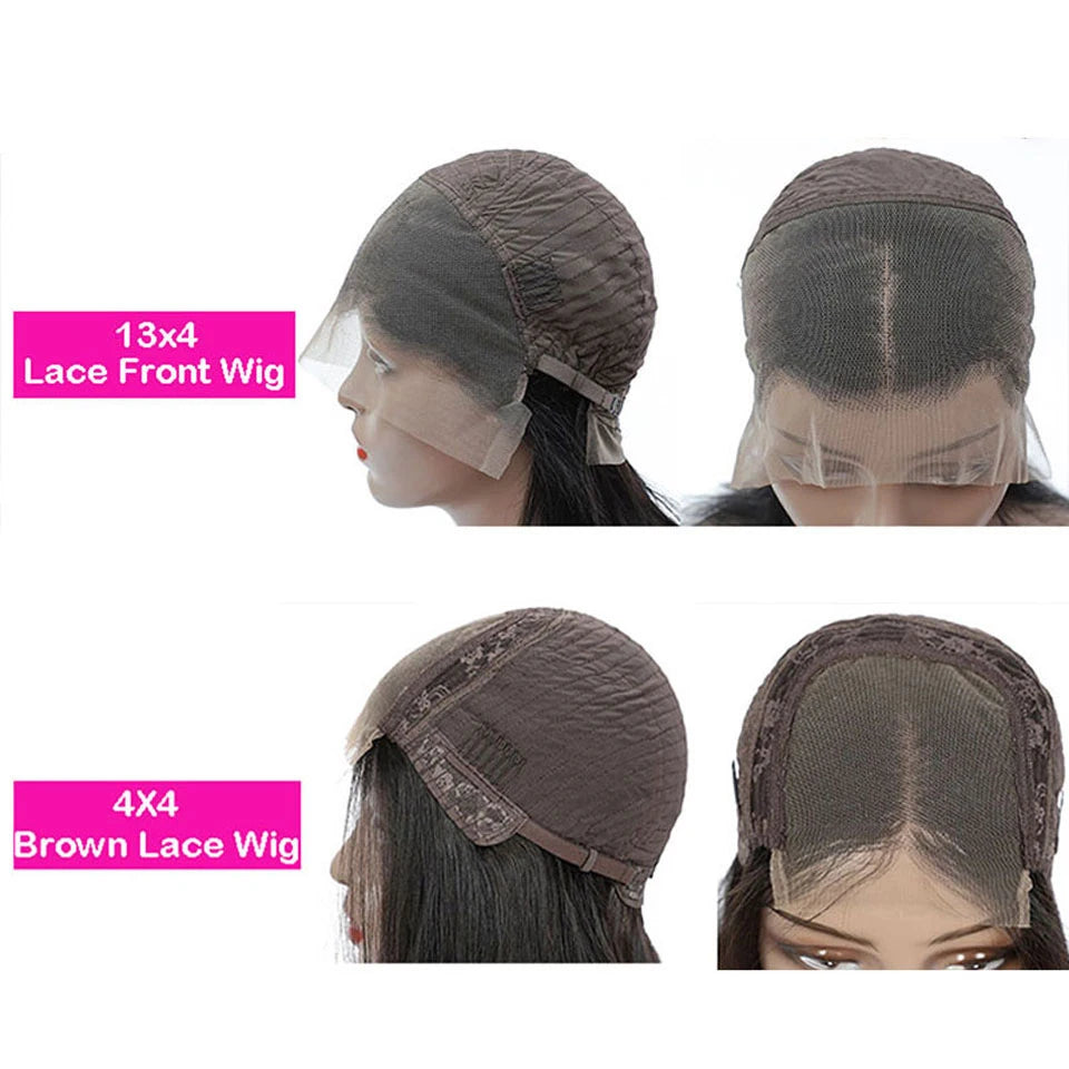 Peruvian Hair Kinky Curly 13X4 Lace Front Short Bob Wig 100% Human Hair Wig For Women 4x4 Lace Closure bob Virgin hair Curl Wig