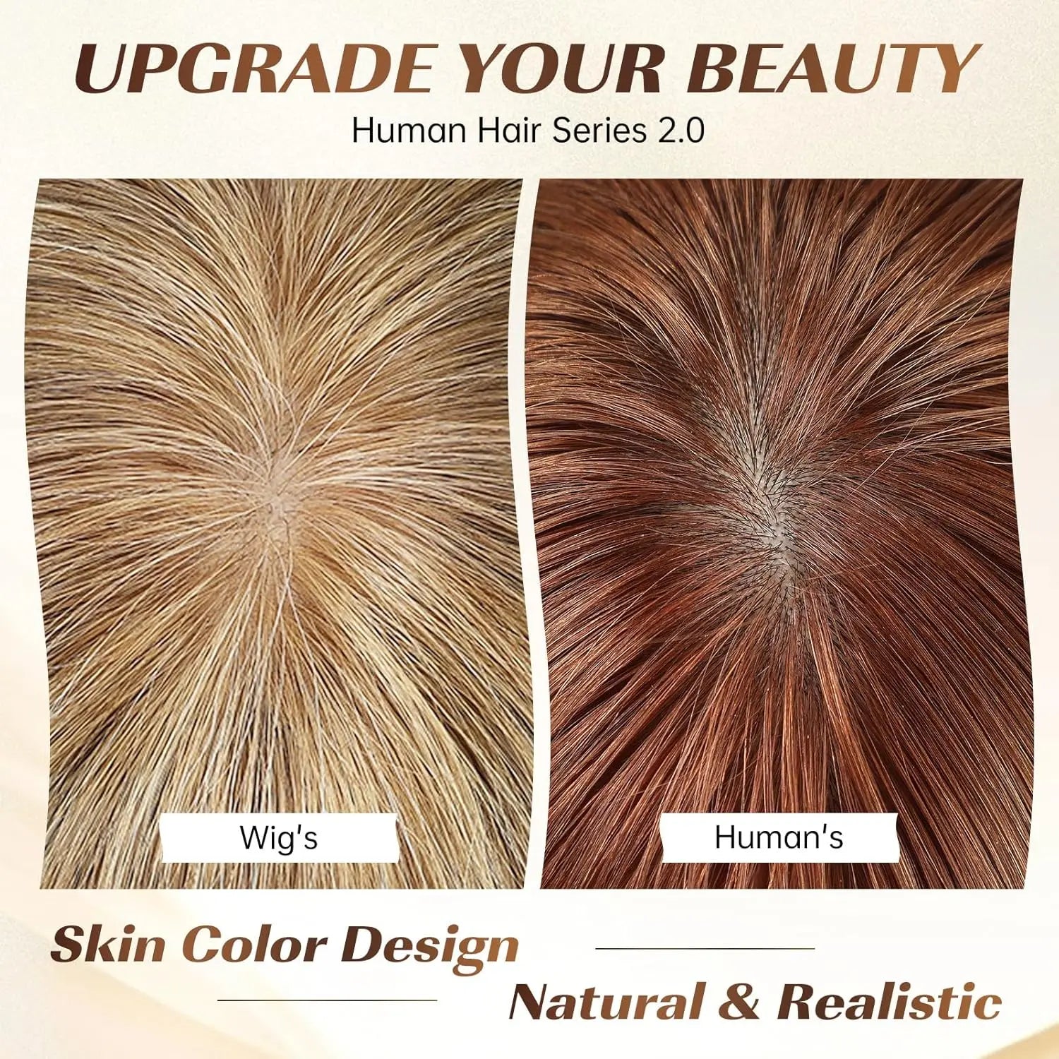 100% Human Hair Short Bob Wig with Bangs Honey Blonde Golden Highlights Glueless Wig for Women Heat Resistant Natural Daily Use
