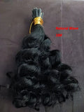 Curly ITIP Hair Extension Human Hair for Women 100% Straight Real Natural Human Hair Extension Wavy Fusion Hair Keratin Capsule