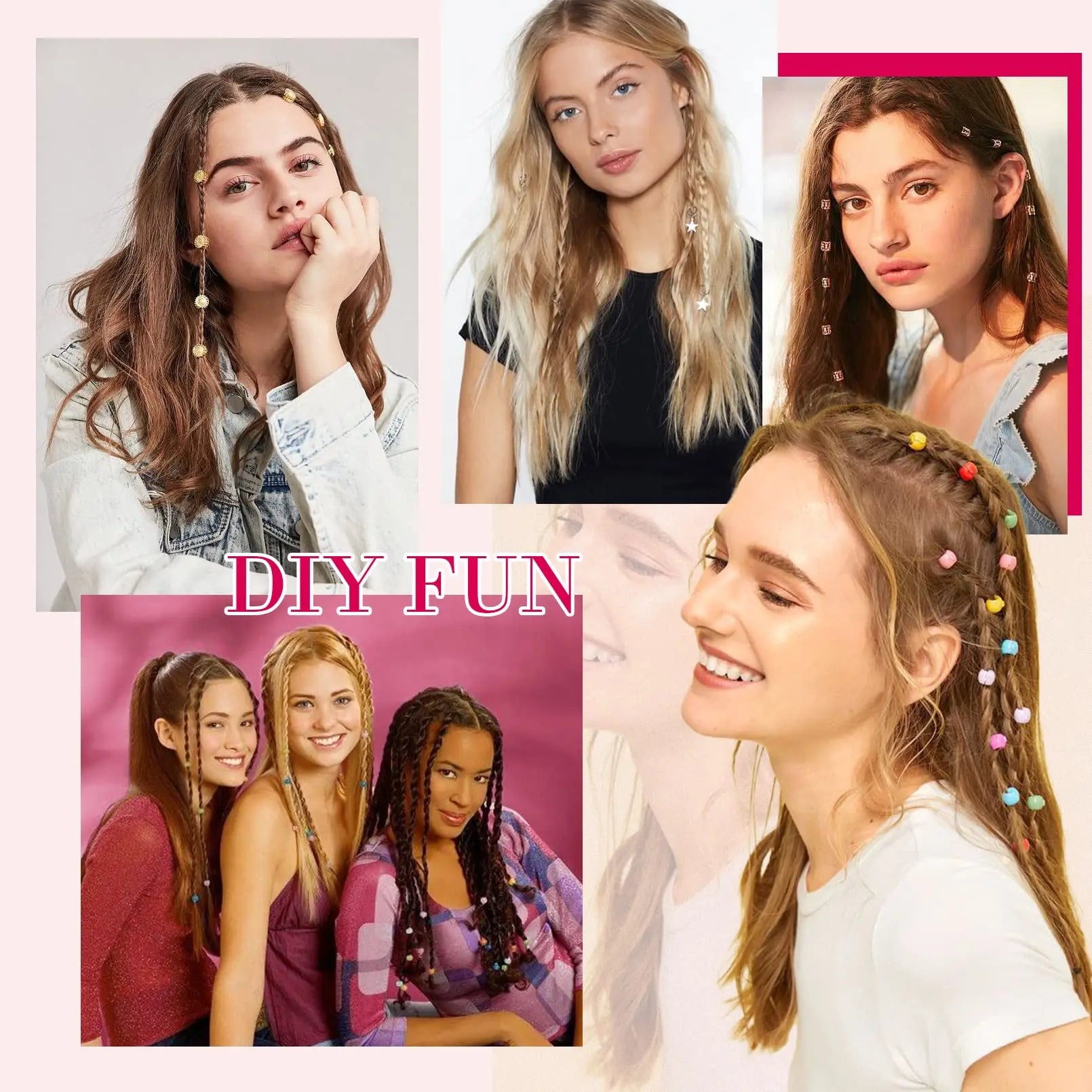 Braid Hair Extension 22inch Long Hair Extensions Clip in Braids Hair Extensions for Women Soft Synthetic Hairpieces Boxing Braid
