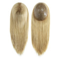 Women Toupee HDWIGS 100% Real Human Hair Wigs for Women Full PU Thin Skin Hair System Soft Human Hairpiece Natural Blonde Hair