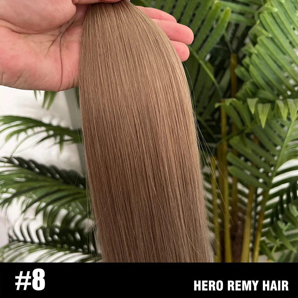 100% Real Remy Human Hair Extensions No Weft Honey Blond Hair Bulk Indian Virgin Crochet Hair Straight Weaving Hair for Braiding