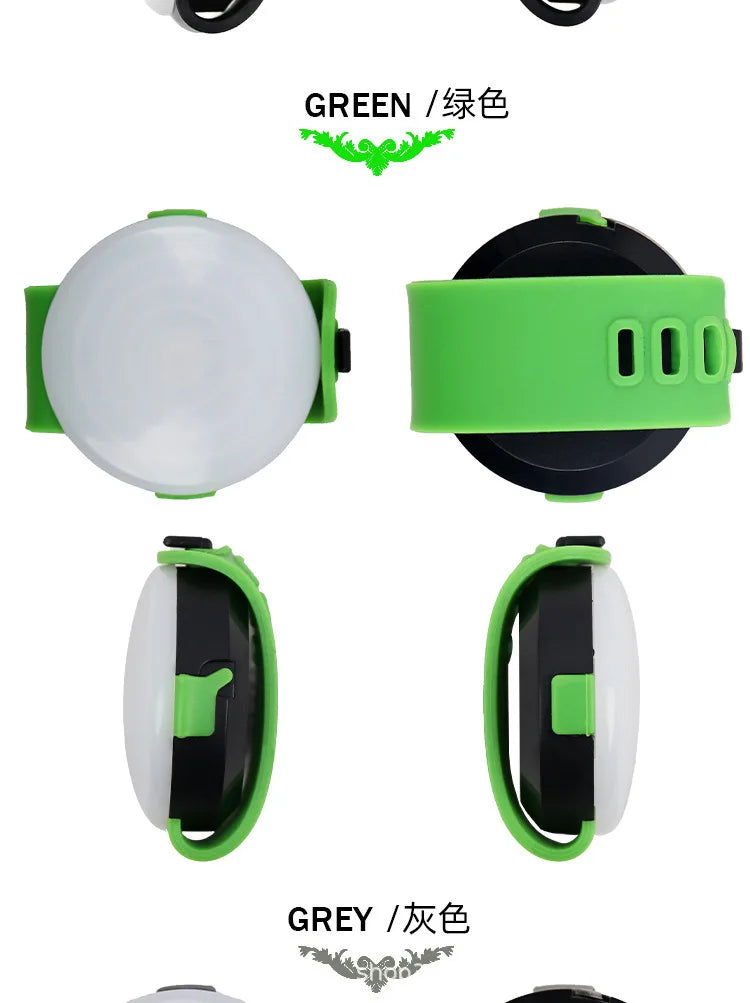 LED Dog Collar Pendant Rechargeable Pet USB Charge Luminous Collar Pendant Pet Flash Light Safety Necklace Light Clip-on Light