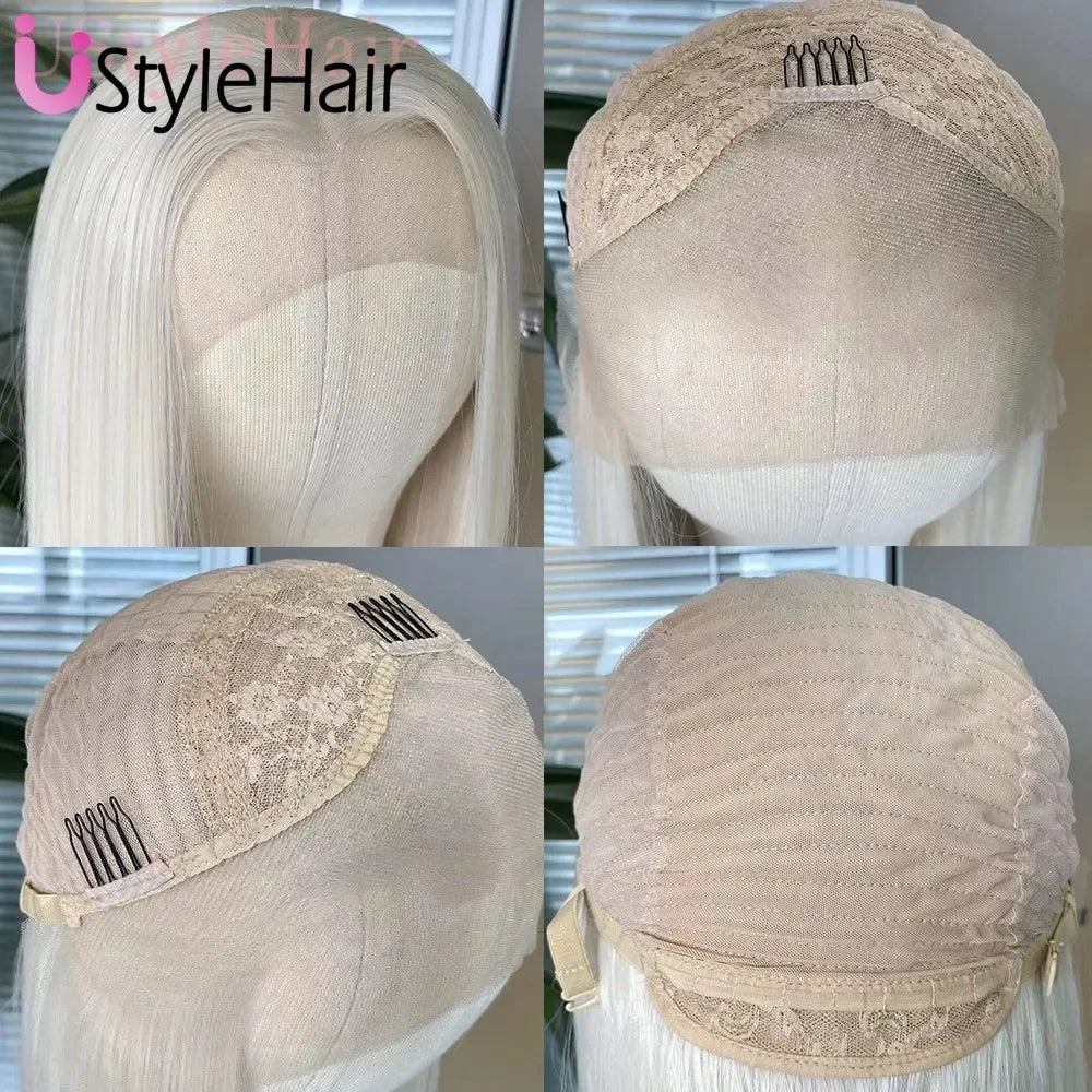 Blonde Curly Wig Lace Front Long Deep Curly Synthetic Lace Wig Heat Resistant Hair Daily Use Natural Hairline Wigs for Women
