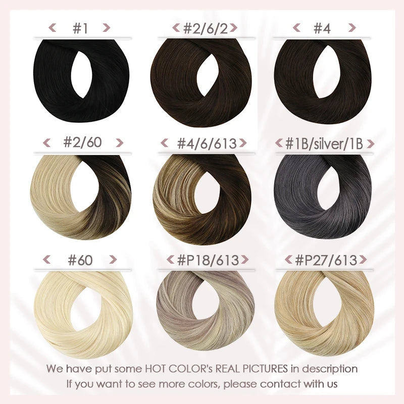 Ugeat Micro Loop Human Hair Extensions Real Human Hair Micro Link Hair Extensions Brazilian Natural High Quality 50g Per Pack